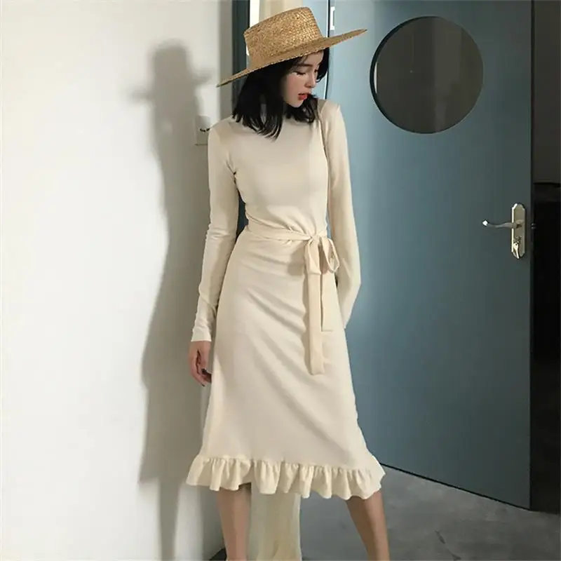 Женские платья винтажные женские Kawaii Ulzzang винтажная Повседневная приталенная
