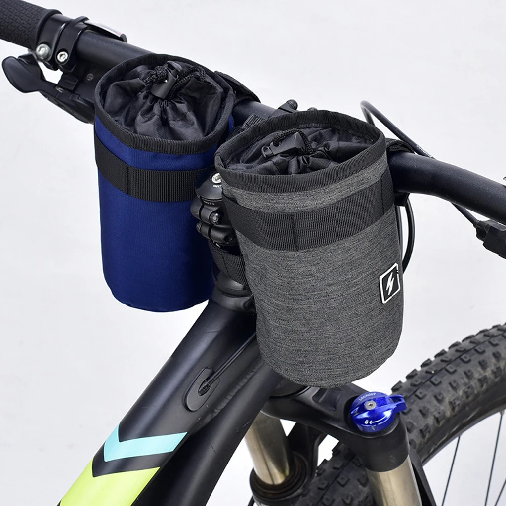 Perfeclan Bike Kettle Holder Poush Front Handlebar Hanging Water Bottle Bag Bicycle Tail bags Rear Pannier Cycling equipment