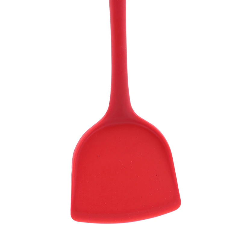 Food Grade Silicone Baking Tools Shovel Kitchen Spatula Turners Cake Slotted Turner Butter Cream Mixer Scraper Long Handle Spoon