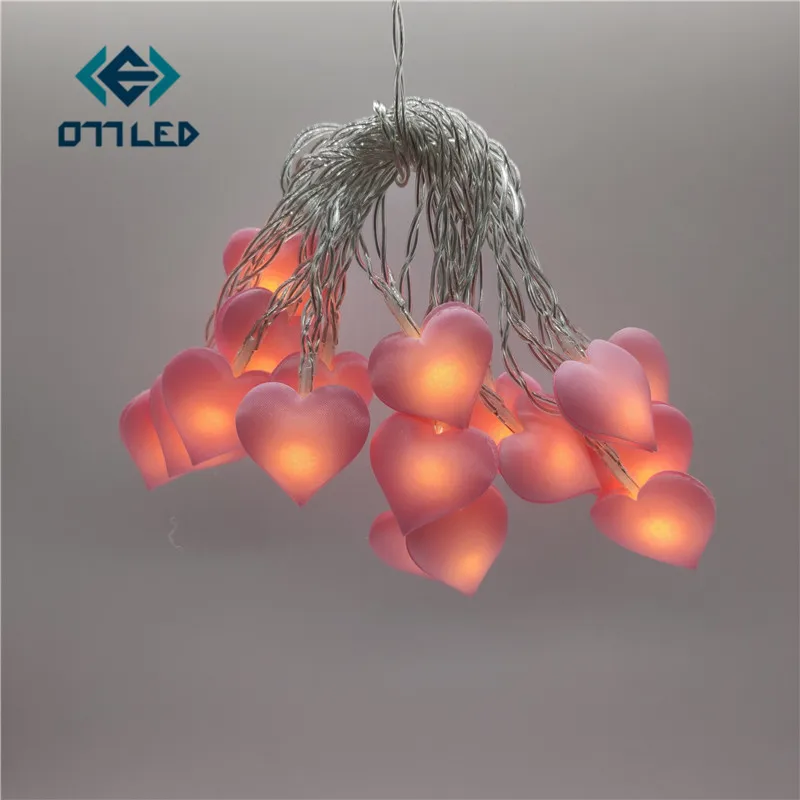 

20 Led Wedding String Fairy Light Christmas Love Heart LED Festoon Led Fairy Ball String Light Outdoor Party Garden Garland New