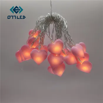 

20 Led Wedding String Fairy Light Christmas Love Heart LED Festoon Led Fairy Ball String Light Outdoor Party Garden Garland New