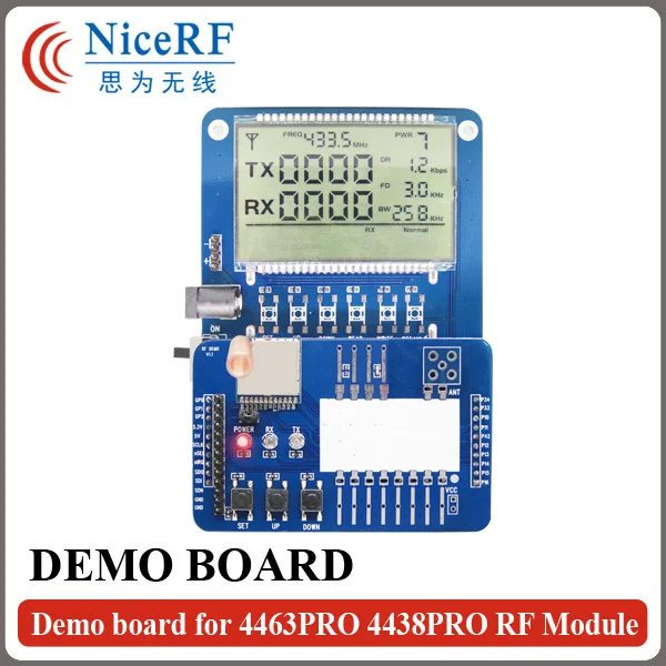 Best Value RF4463PRO DEMO board for wireless RF module with 1pc RF4463PRO module free shipping Best Value RF4463PRO DEMO board for wireless RF module with 1pc RF4463PRO module free shipping