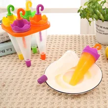 Прохладное лето зонтик форма мороженое плесень Pops сок эскимо вечерние формы дети кухонный инструмент для DIY