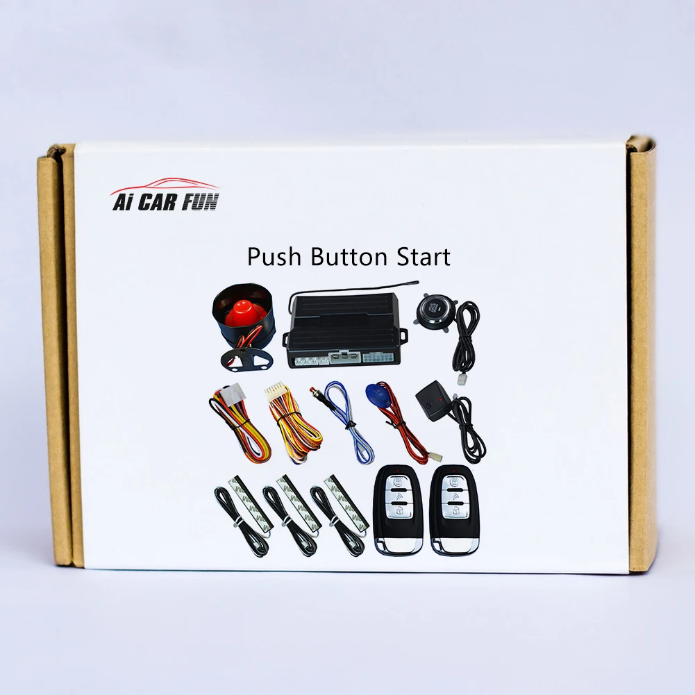 Sistema de Controle Automotivo sem Chave Sistema de Ignição Remoto Peça Anti-roubo Alarme Controle Acessórios 1 12 1 peça, sistema de ignição remoto, anti-roubo,
