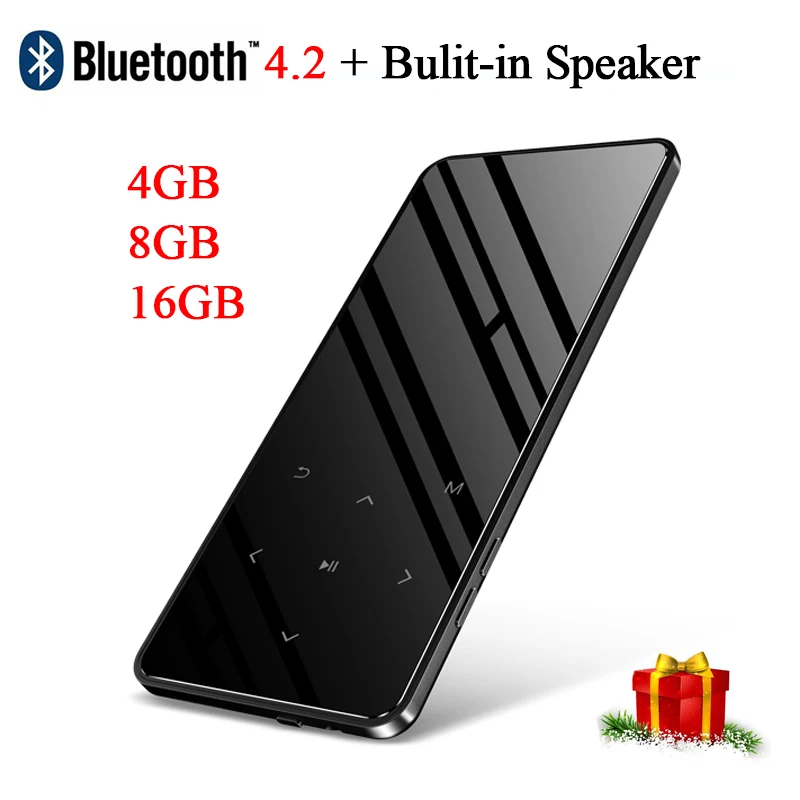MP3 плеер bluetooth с Встроенный динамик hifi Динамик mp 3 16 ГБ 8 fm радио IQQ X12 walkman MP-3 tf |