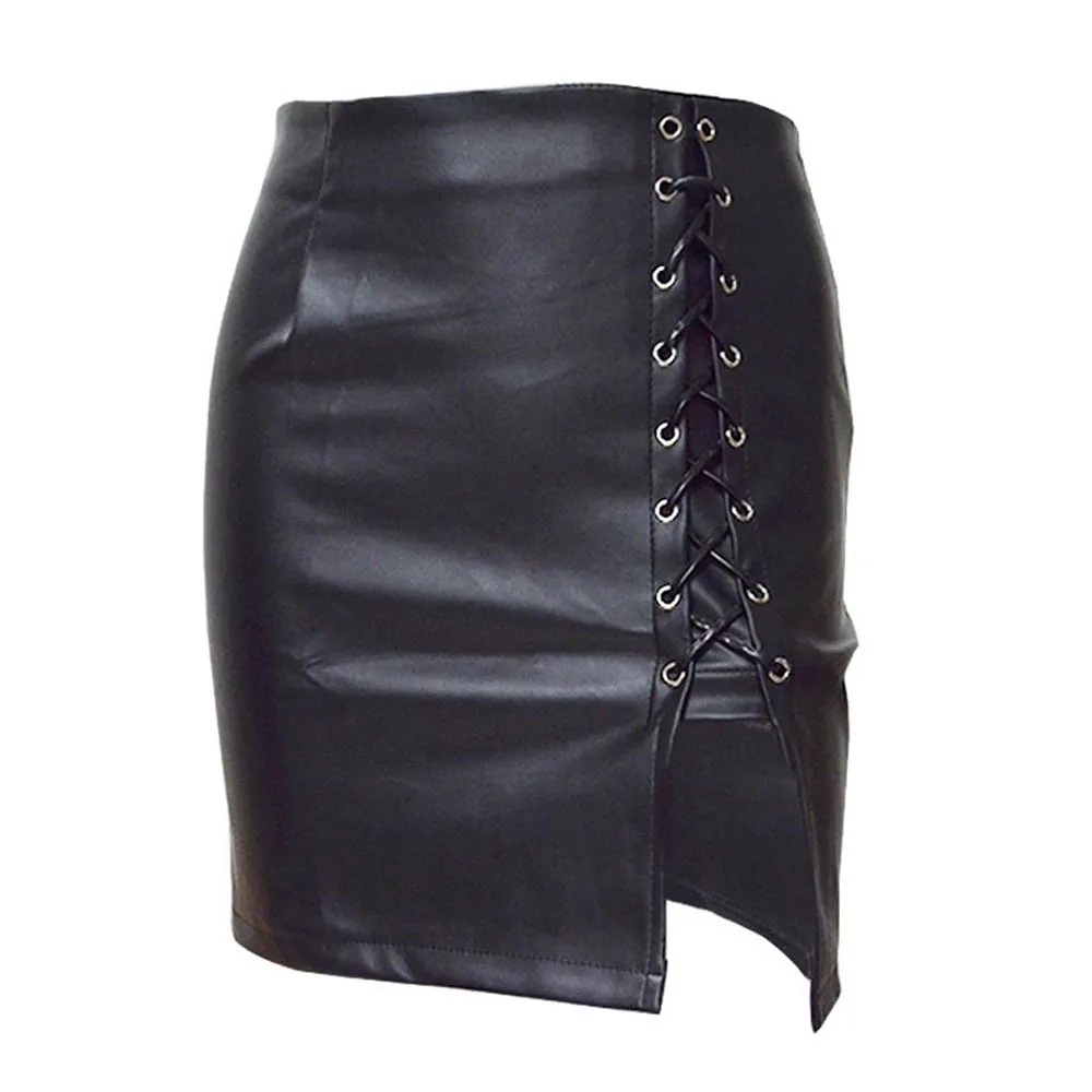 high waisted goth skirt