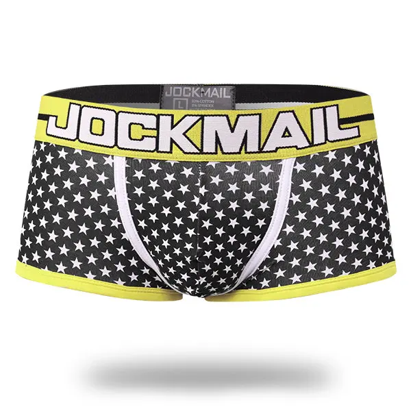 JOCKMAIL, брендовые боксеры, мужское нижнее белье, дышащий хлопок, модные сексуальные боксеры, шорты для мужчин, cueca, боксеры, calzoncillos hombre, боксеры marca