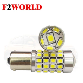 

2 PCS OF Car LED Bulbs 2835 53SMD T15 1156 1157 W16W 921 912 Reverse Brake Tail Turn Stop Backup Light Bulb 9V~30V