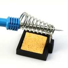 Черный гладить Рамки двойной паяльник припой Провода шкаф олова в том числе Электрический паяльник и губка