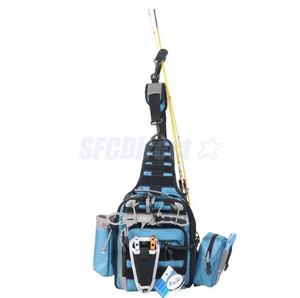 

Multi-function Waterproof Oxford Fishing Package Waist Pack Shoulder Bag Fishing Tackle Bag Backpack