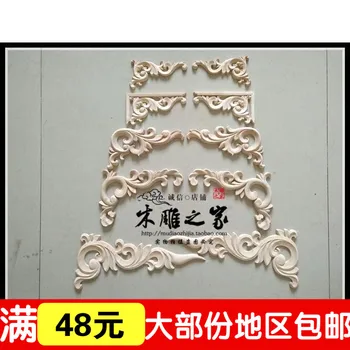 

A special offer diagonal furniture accessories cabinet applique flowers flower door flower carved Dongyang wood carving factory