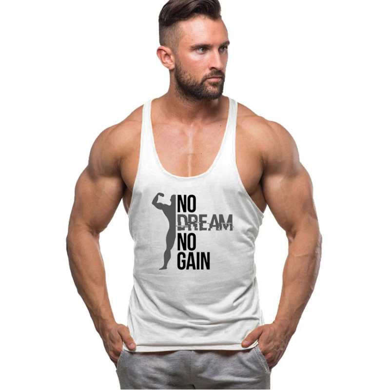 Fitness Tank Top Men Gym Clothing Stringer (8)