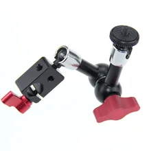7 Inch Adjustable Articulating Magic Arm With 1 4 Hot Shoe Mount Rod Clamp Fr Monitor