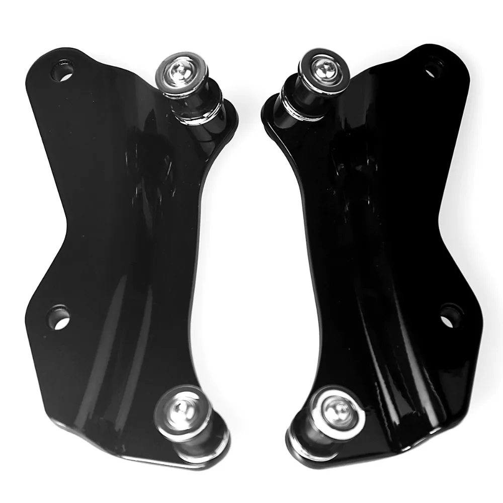 Черная 4 точечная док станция комплект для Harley Street Glide Road King FLHX FLH/T FLHR 14 15 16 17 18 19|docking