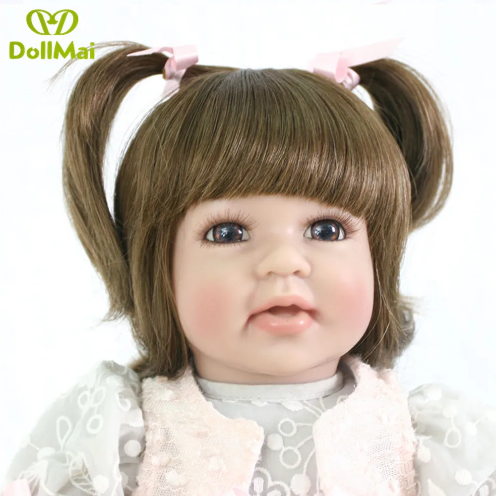 Bebes reborn 20 "50 см мягкий силиконовый винил reborn baby куклы подарок для ребенка настоящий живой Малыш Девочка Принцесса Кукла reborn