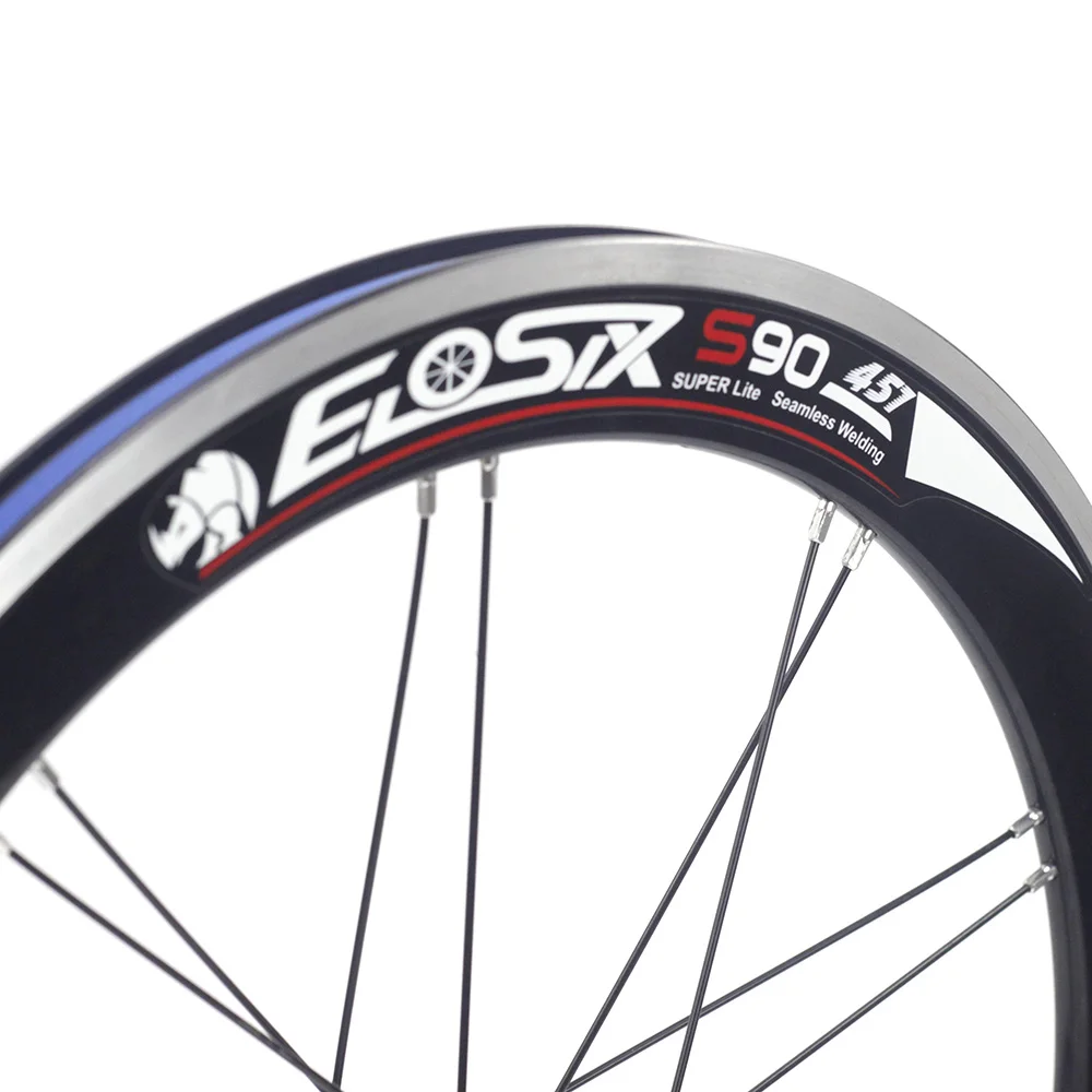 Discount Eiosix S90 20" 1 1/8" 451 Alloy Mini Velo Wheels 100mm 74m 130mm V Caliper Brake 22" For Folding Bike Minivelo Bicycle Wheels 4
