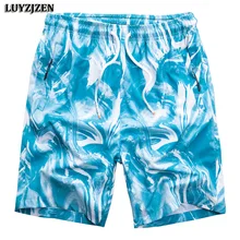 Новые летние оптовые мужские пляжные шорты для серфинга Masculina De Marca мужские пляжные шорты с принтом быстросохнущие 8XL 182