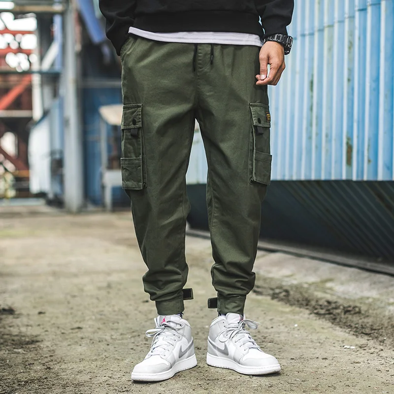 

Spring ins men's overalls men's tide brand straight sports Korean version of the trend of the pants pants casual pants men