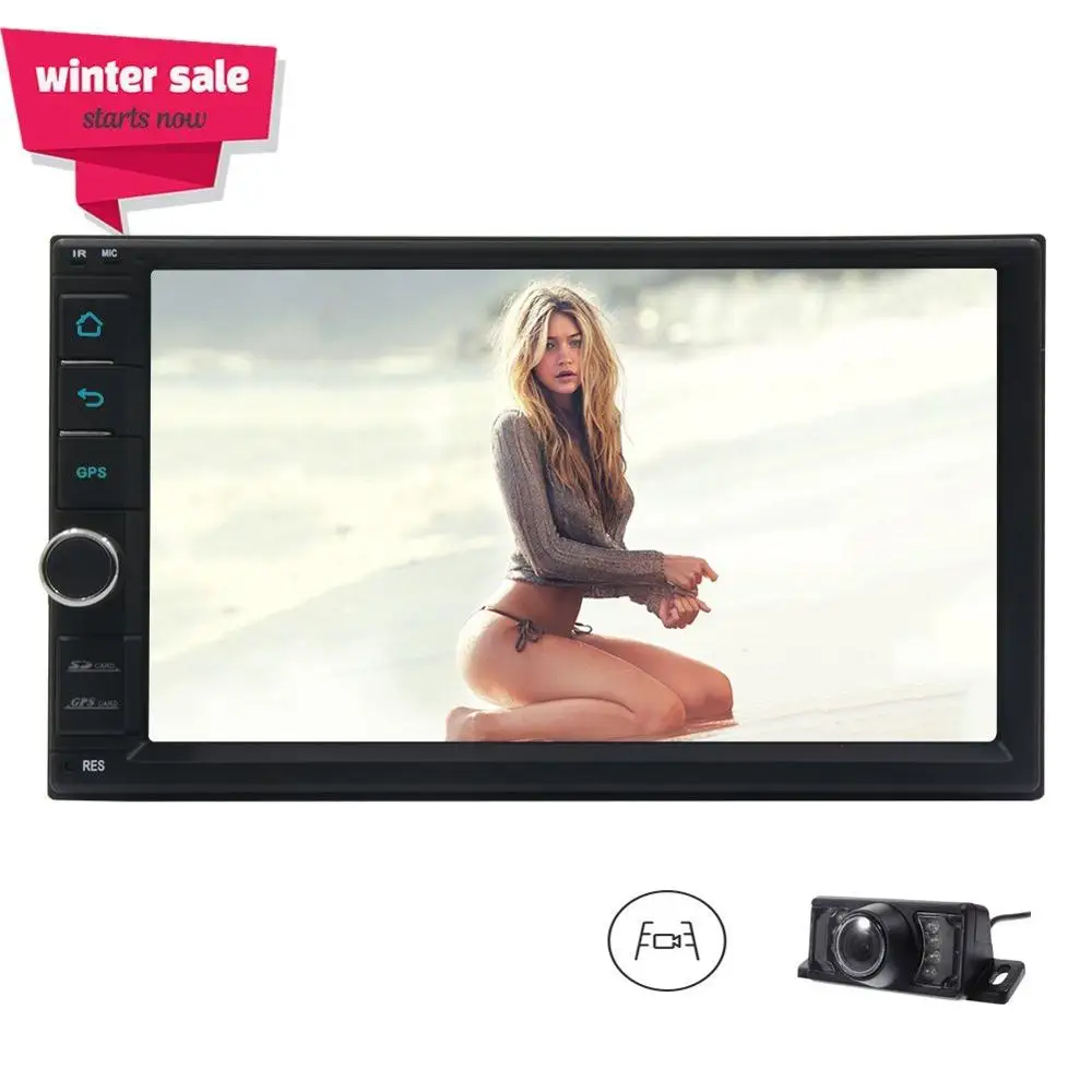 

EinCar 7" Android 7.1 Octa Core 2 Din Car Radio Stereo Bluetooth 1080P Mirrorlink GPS Navigation+Reverse Camera Wifi 4G No-DVD
