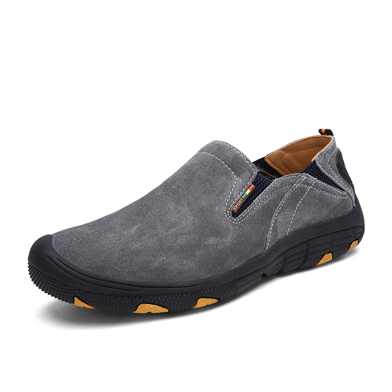 

Genuine Leather Men Casual Shoes Men Loafers Suede Men Shoes Breathable Outdoor Training Shoes Sneakers Walking Zapatos