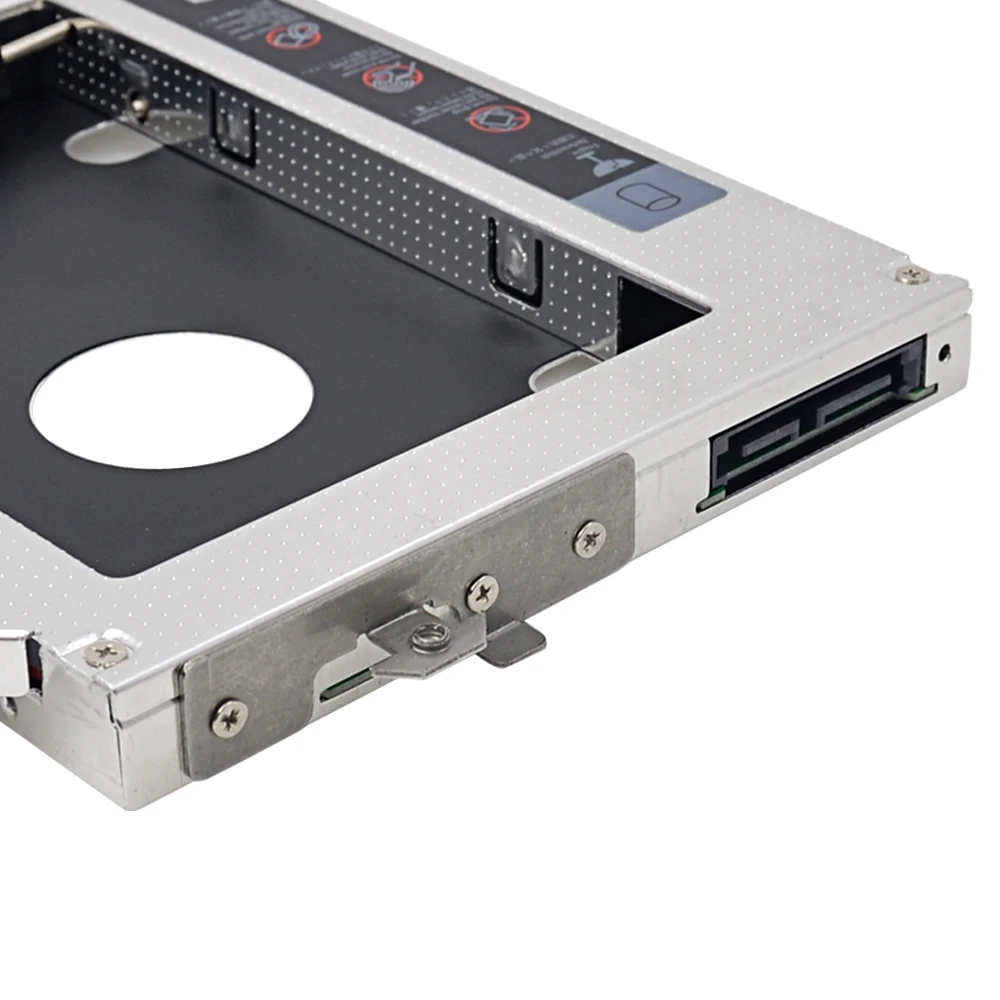 Высокое качество 2nd HDD Caddy 12 7 мм SATA III 2 5 "SSD жесткий диск чехол для HP EliteBook 8460p 8470p