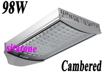 

Cambered 98W led street light AC85-265V IP65 130-140LM/W LED 98*1w led street light 3 year warranty