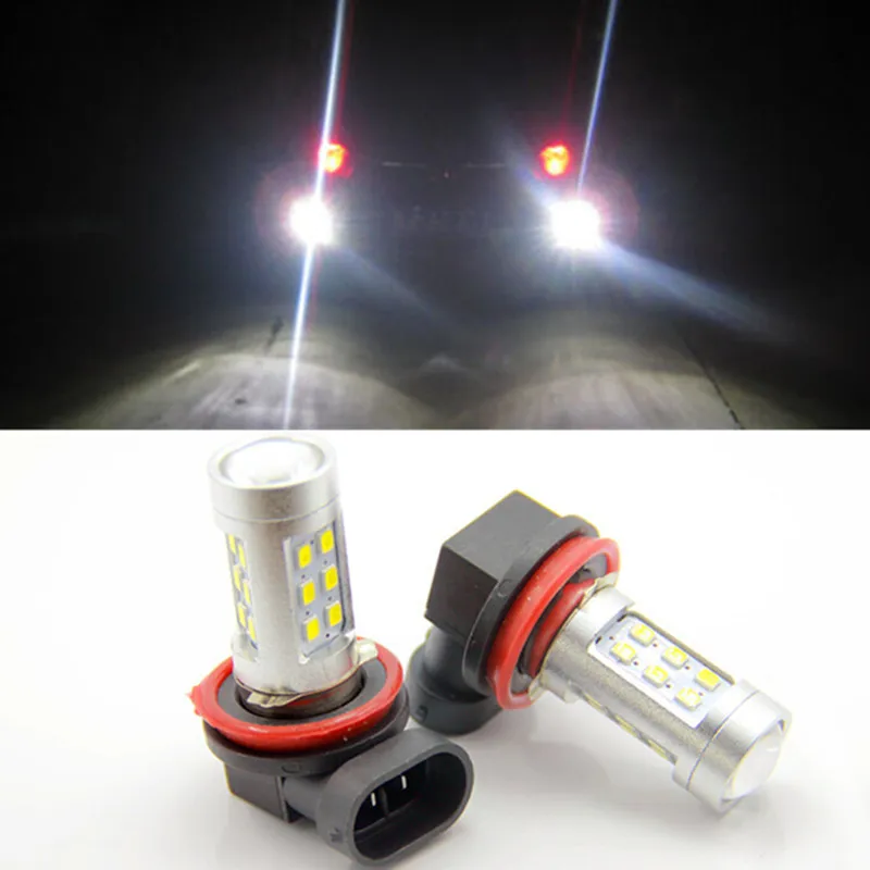 2x H11 12W LED Car Fog Light Bulbs White For Mitsubishi Asxin Car