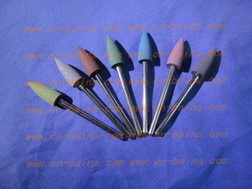 Dental laboratory Rubber polishing bur small sharp head alloy jewelry