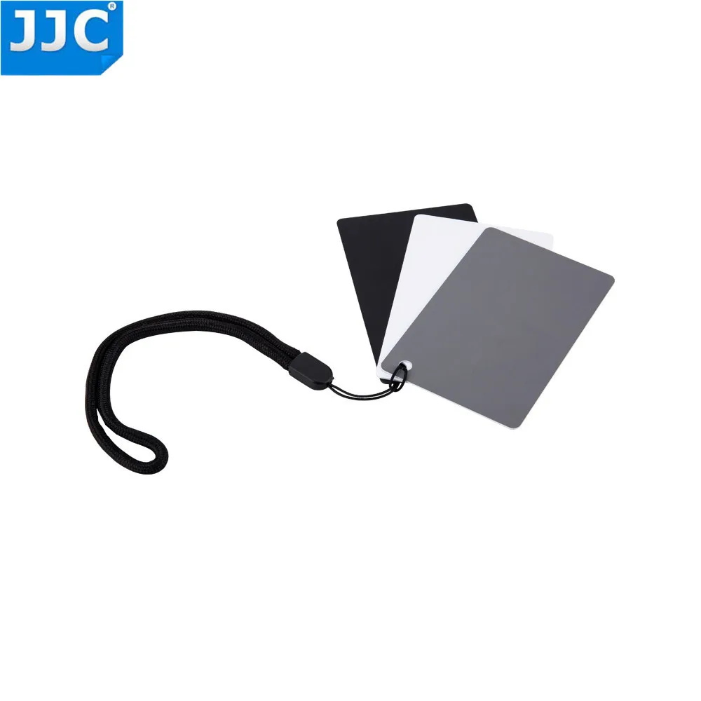 JJC High Quality White Balance Exposure Card set 18 Grey Calibration