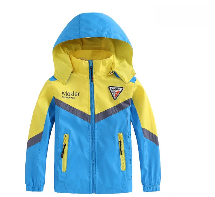 Children boys outwear jacket waterproof windproof outdoor jacket