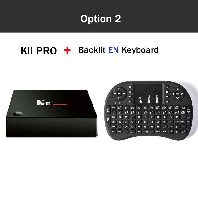 KII PRO DVB-S2 DVB-T2 S905d Android 7,1 ТВ приставка четырехъядерный 2 Гб 16 Гб K2 pro DVB T2 S2 4K медиаплеер Двойной Wi-Fi Поддержка CAM Clines - Цвет: Add English Backlit