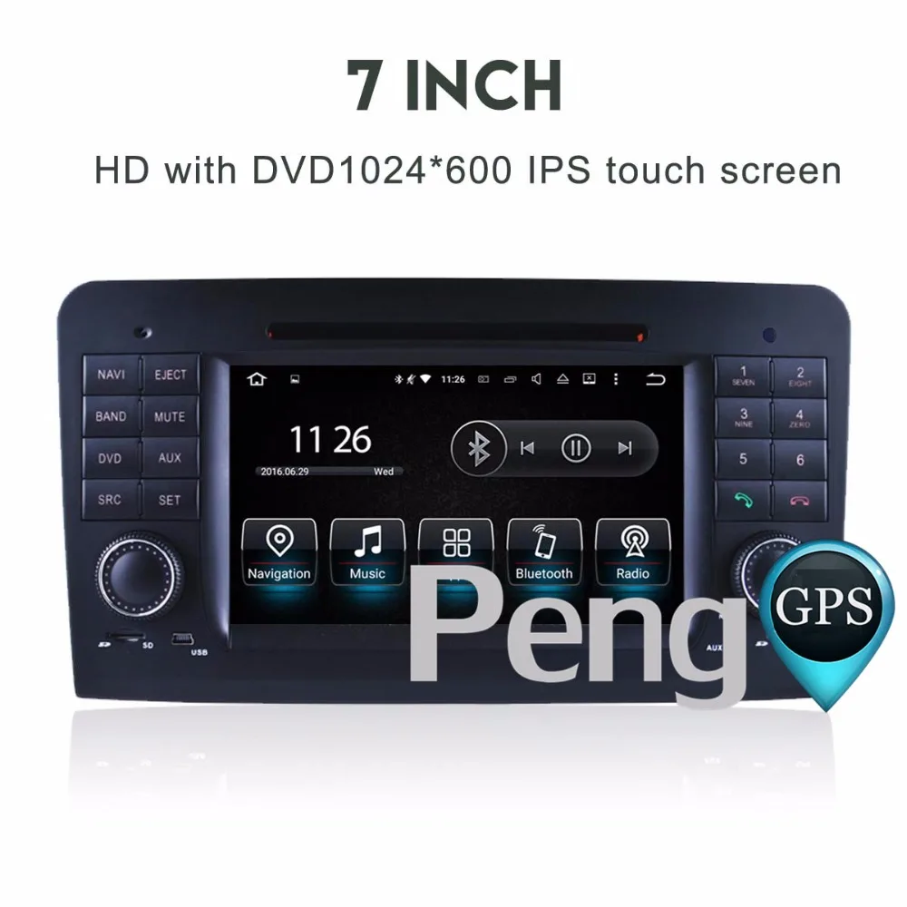 Cheap Octa Core 7 Inch CD DVD Player 2 Din Stereo Android 8.0 Car Radio for Benz  ML W164 GL X164 2005-2012 GPS Navigation Autoradio 2