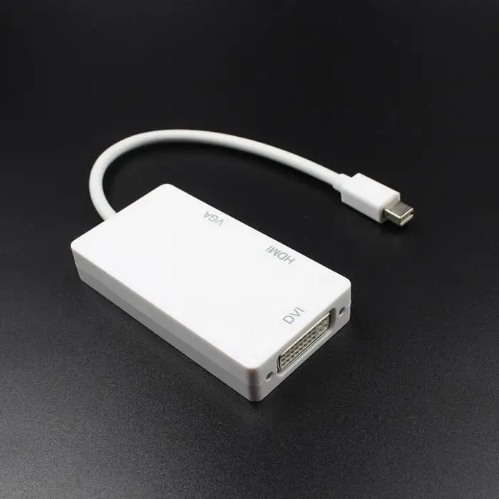 Mini display port DP to VGA HD мультимедийный интерфейс DVI конвертер адаптер кабель легко