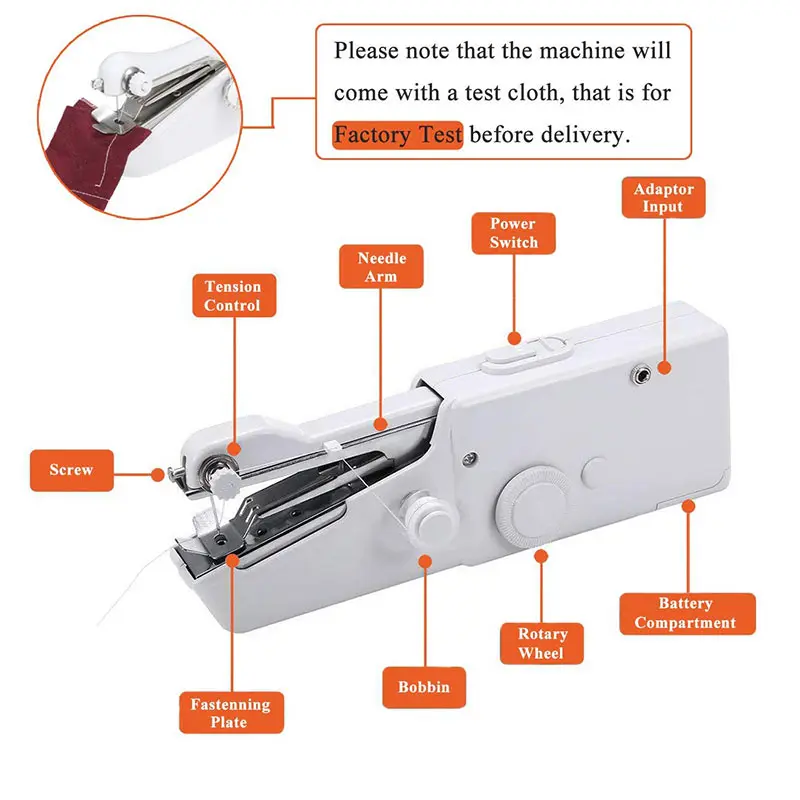 Mini Sewing Machine Fast Sewing Stitch Portable Needlework Cordless Clothes Handheld Household Electric Sewing Machine Diy Tool (7)