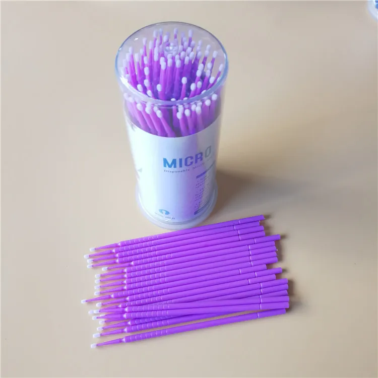 4 бутылки 100 шт зубные одноразовые зубные микро щетки стоматологические материалы микроаппликаторы ватные палочки средство для гигиены полости рта уход