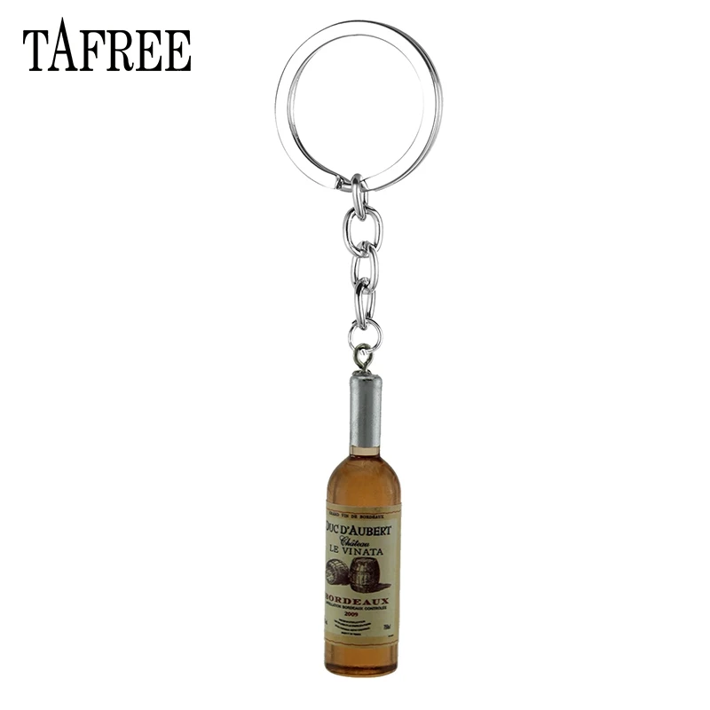 Tafree Simulation Wine Bottle Pendant Keychain Car Keyring For Bag Key Chain Holder Gift Wholesale Jewelry 18 Key Chains Aliexpress