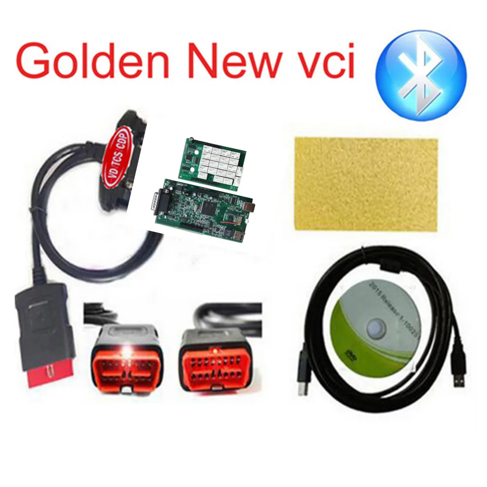 100% оригинальный сканер для автомобиля delphis VD DS150E CDP bluetooth 2016.R0 201503 генератор ключей