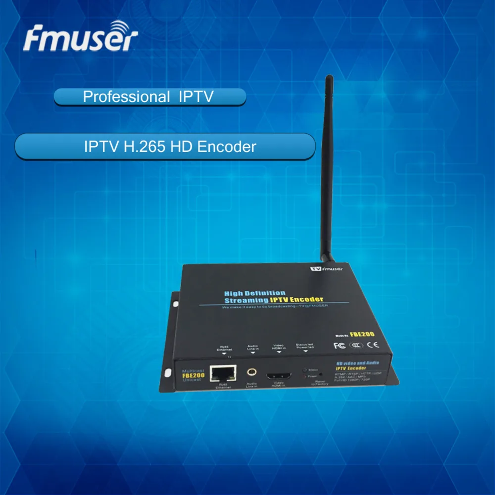 FMUSER H 264 H 265 Wireless IPTV Encoder HD IPTV Streaming Encoder IPTV Streaming font b
