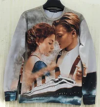 2016 neueste stil hochwertige mode Frauen/Männer Klassische Filme Titanic Schauspielerin Druck 3D Sweatshirts hip hop Hoodies