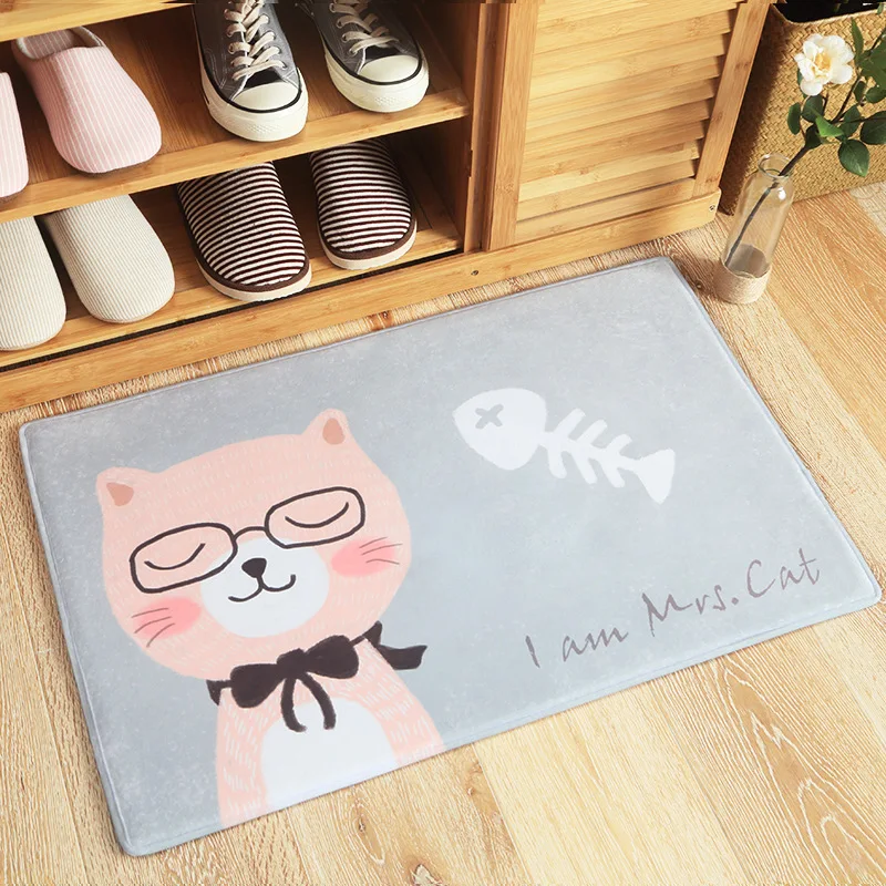 Japanese style Home Door Mat Cute Cartoon Floor Mat Entry