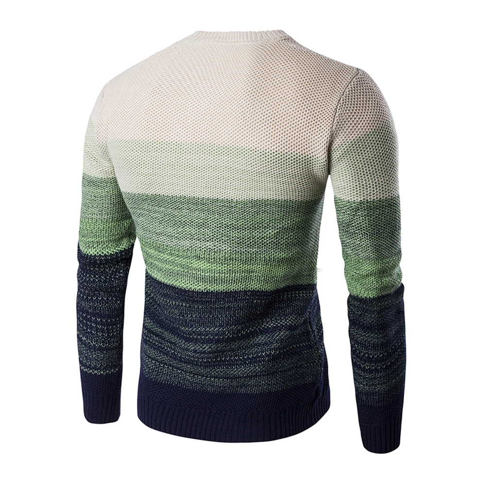 Sweater Men Autumn Winter Fashion Knitting Brand New O-Neck Casual Male Slim Fit Pullover Striped Design Knitwears Sweater Men Autumn Winter Fashion Knitting Brand New O-Neck Casual Male Slim Fit Pullover Striped Design Knitwears