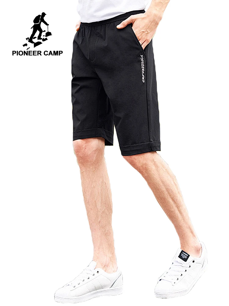 Пионерский лагерь Новые быстросохнущие шорты Мужская брендовая одежда вышивка повседневные шорты качество стрейч Бермуды шорты для мужчин ADK801112