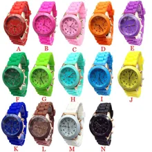 Women Watch Cheap Silicone Band Quartz Jelly Wrist Watches For Women/Ladies/Girls Fashion Sport dropshipping free shipping #30