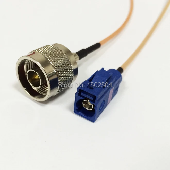 

New N Male Plug Connector Switch FAKRA Convertor RG316 Wholesale Fast Ship 15CM 6" Adapter
