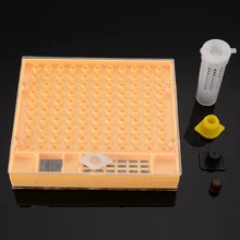 1 Набор инструментов для пчеловодства, набор оборудования, королевская система для выращивания, 1 пластиковая коробка для пчеловодства, 20 шт, Набор чашек для пчеловодства, 20 шт, клетка для королевы