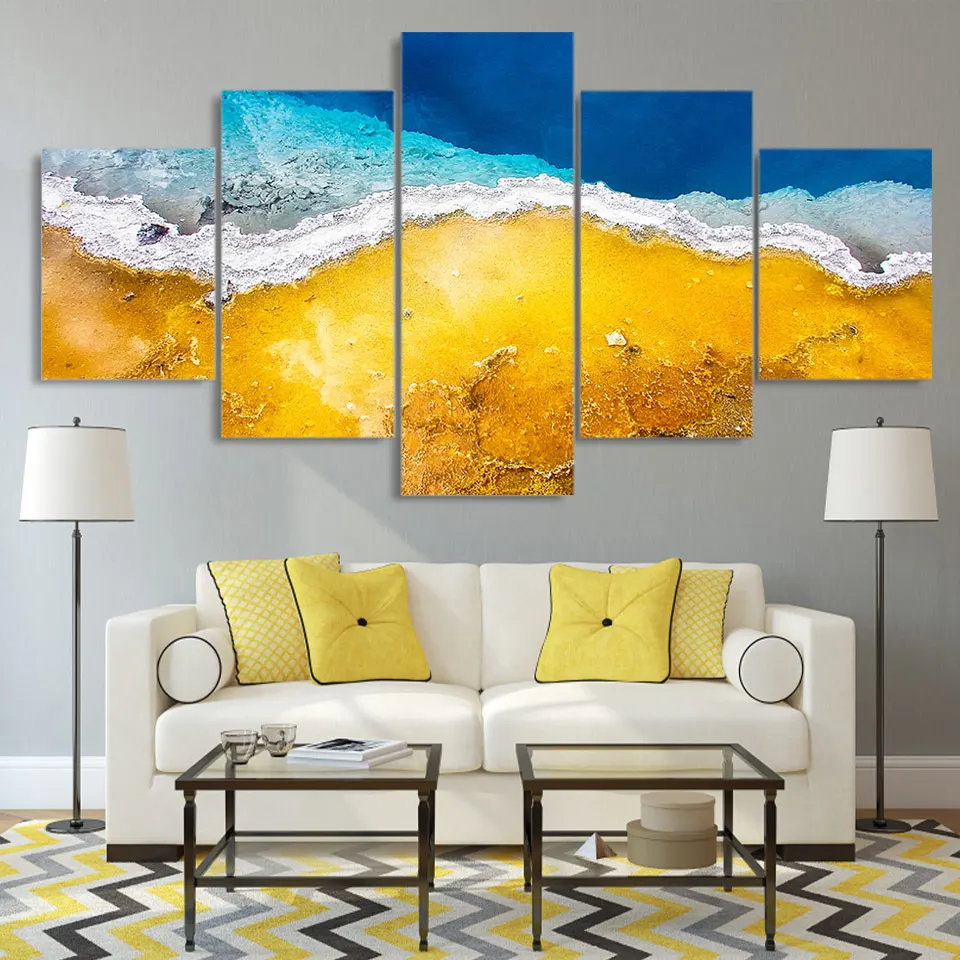 Decor Home Room Wall Art Frame Poster 5 Pieces Beach Sea ...