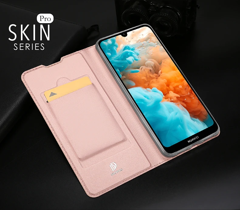 DUX DUCIS из искусственной кожи чехлы для huawei Y6 Y9 Y7 Coque книга флип бумажник чехол для huawei Y6 Y9 Y7 Prime Y 6 9 Hoesje