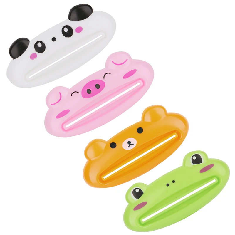 

Cartoon Animal Toothpaste Tube Squeezer Squeeze Paste Dispenser Roll Holder