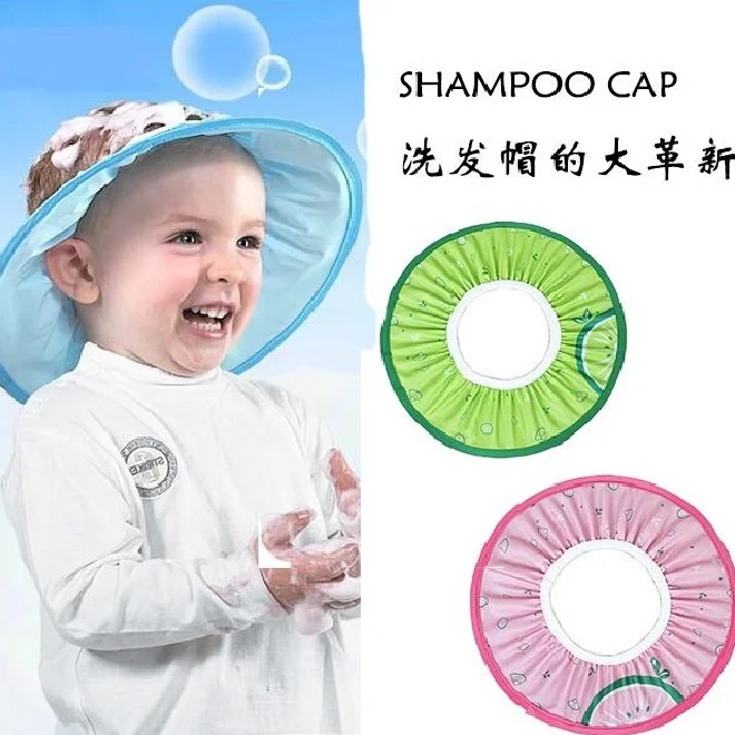 Safe Shampoo Baby Shower Cap Bathing Bath Protect Soft Cap Hat For Baby