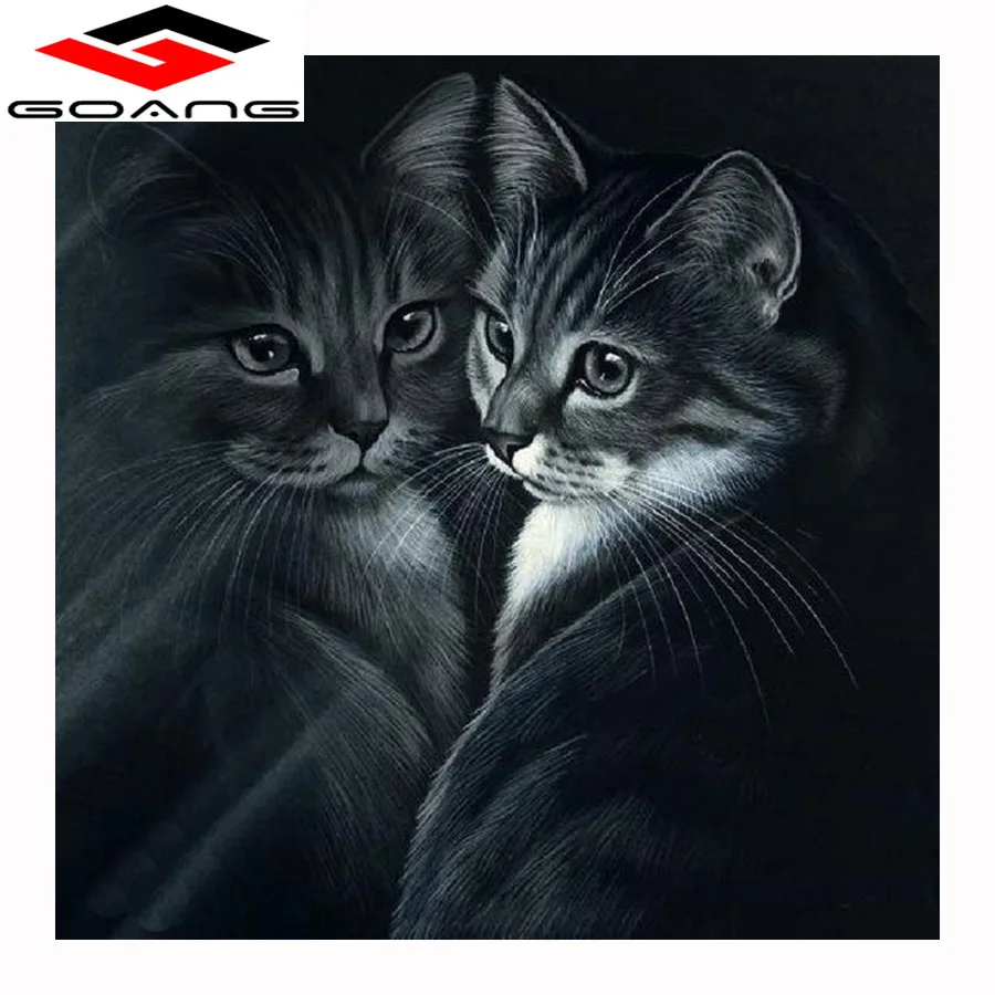 

Diamond Embroidery diy 5d Diamond Painting cat full square Diamond Mosaic Home Decor chinese Cross Stitch
